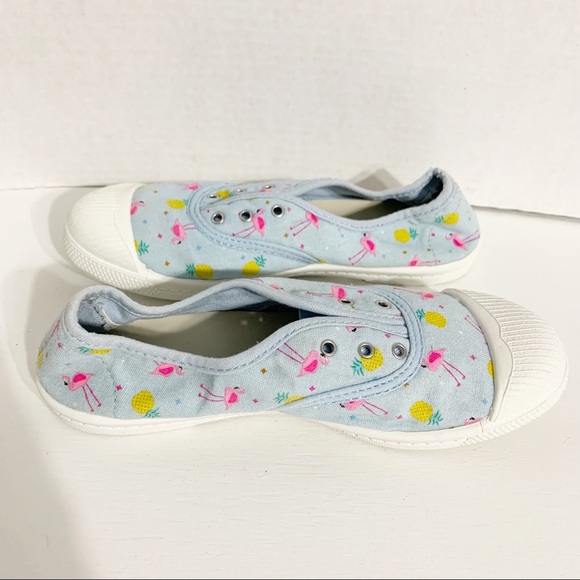 Sonoma Twister Bird Canvas Slip On Sneakers Flamingos and Pineapples Toe Cap🦩🍍 - Picture 3 of 10